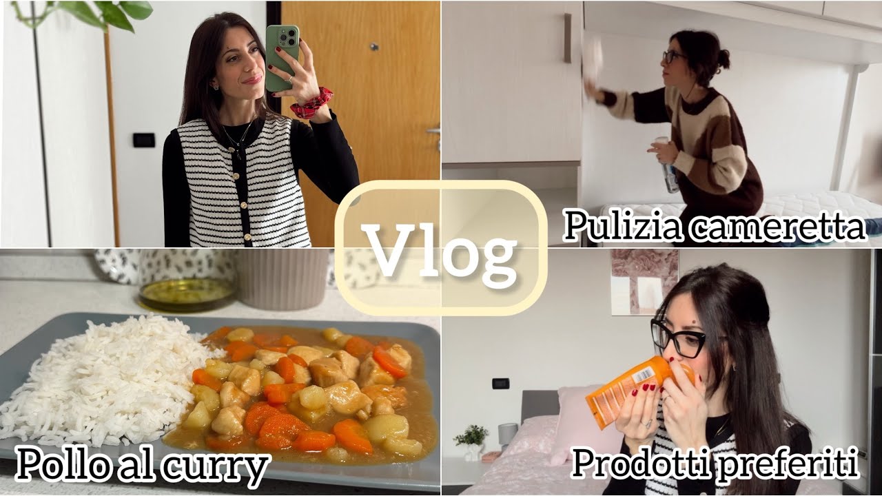 Preferiti beauty del mese | Pulizia della cameretta | Pollo al curry giapponese 🤤 • vlog febbraio 