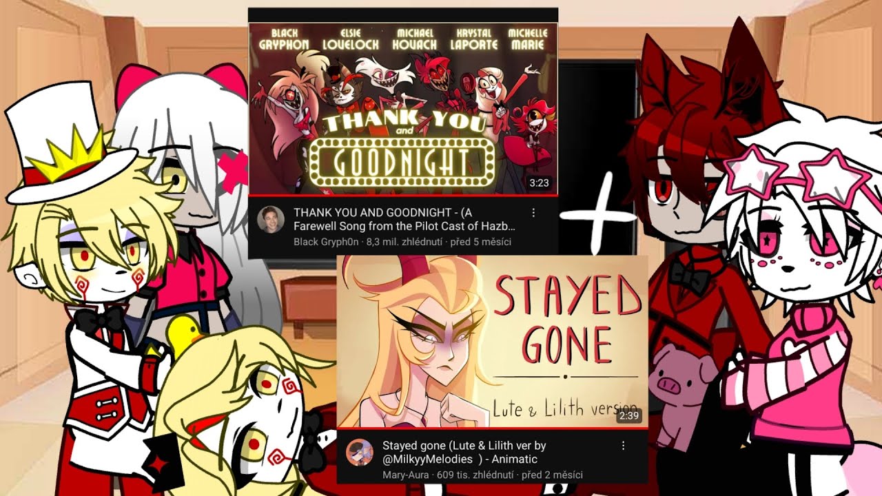 Hazbin Hotel react to songs ||HH|| 1/? 🎀