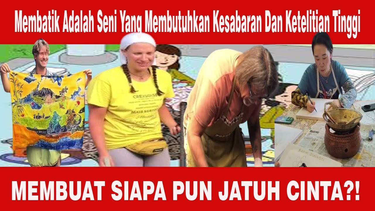 Kisah Cinta Bule Yang Diabadikan Lewat Batik Indonesia‼️