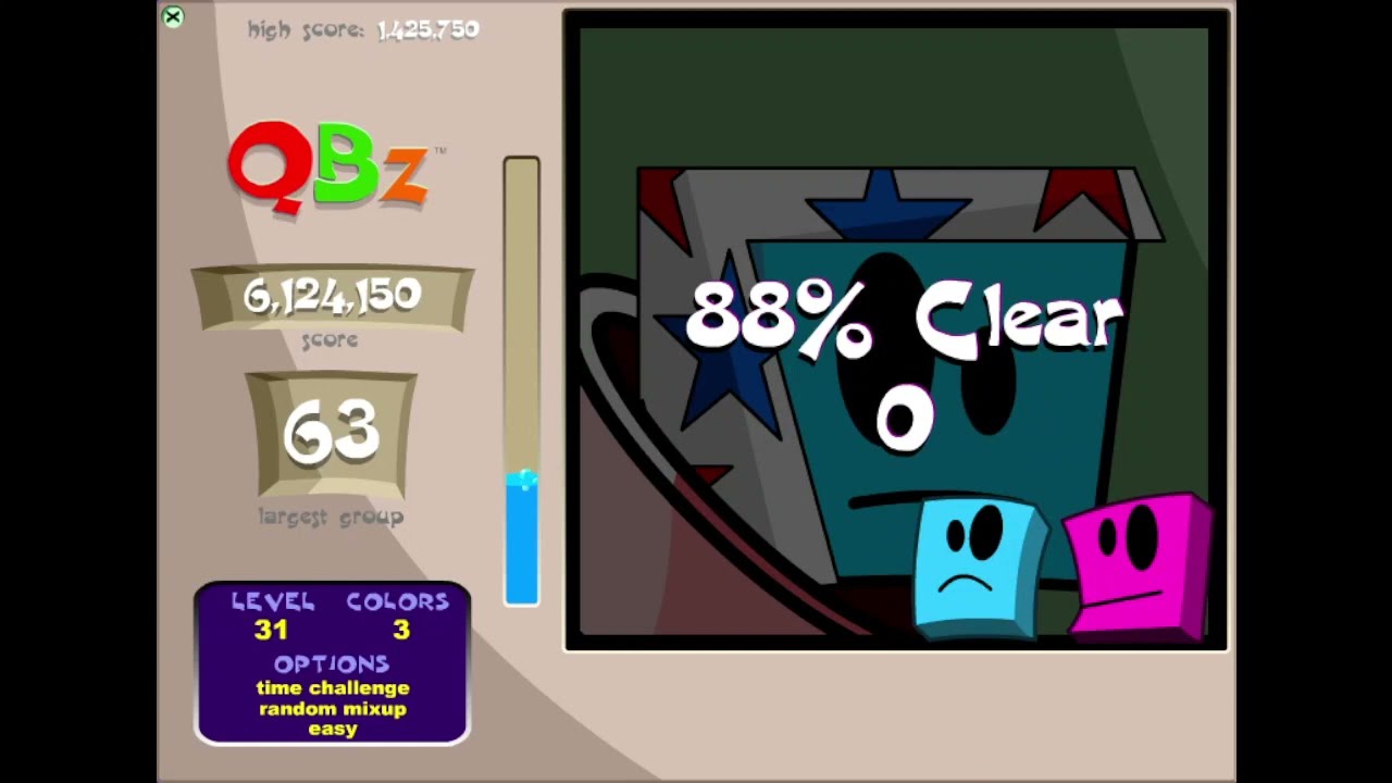 Qbeez - Time challenge (Level 178 | 27,714,200 Score)