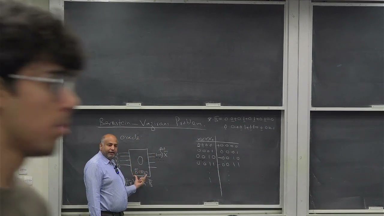 Lecture 8: Bernstein-Vazirani Problem, classical complexity and quantum algorithm