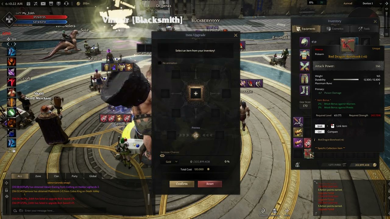 Riseonline Red dragon Bonehook
