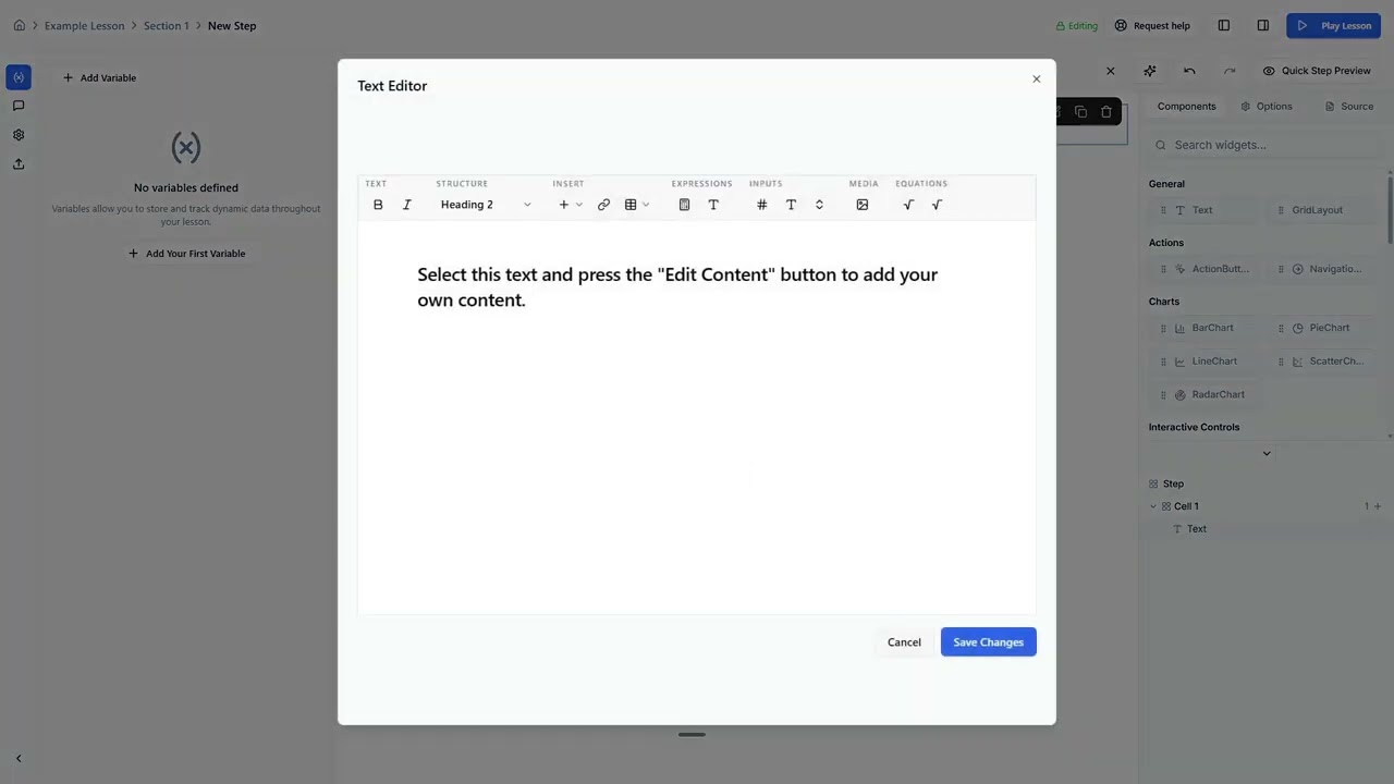 Adding Content