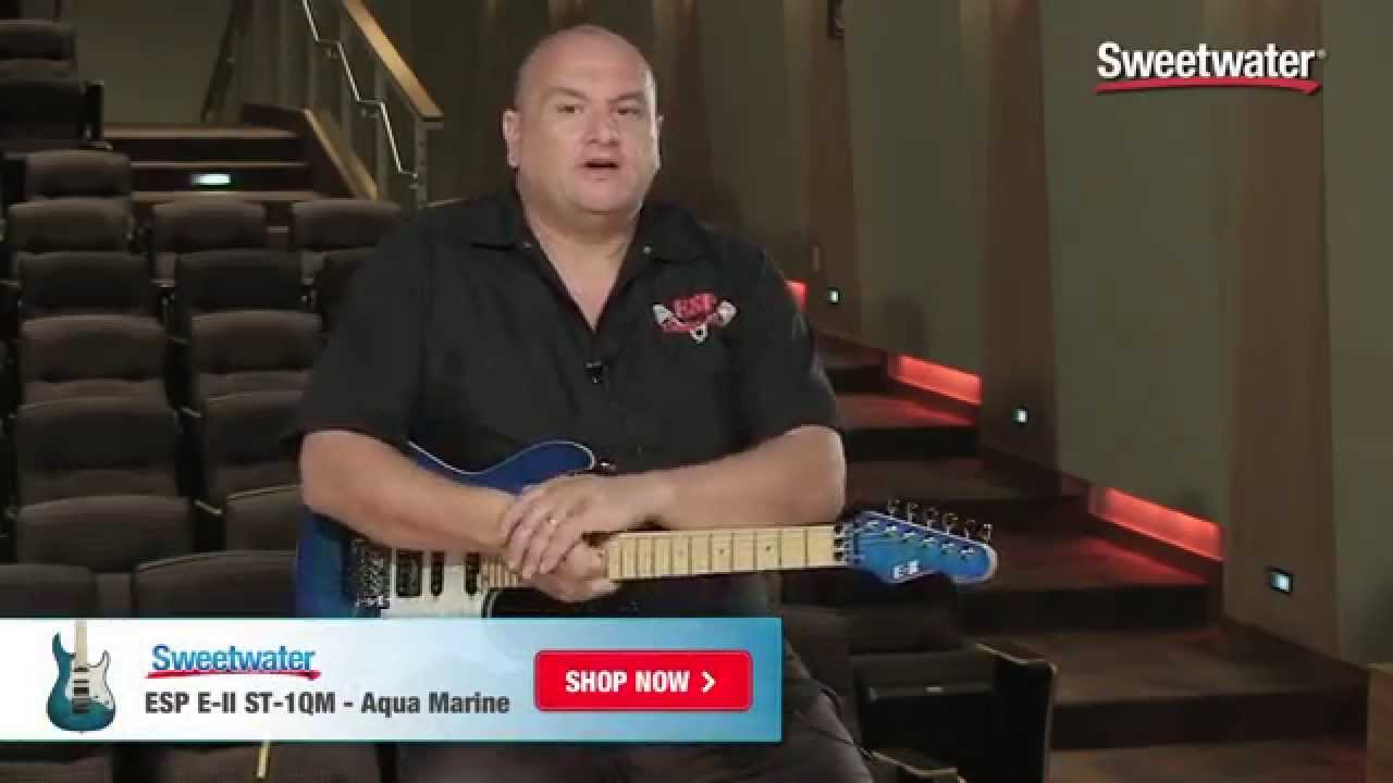 ESP E-II ST-1QM Electric Guitar Demo - Sweetwater Sound