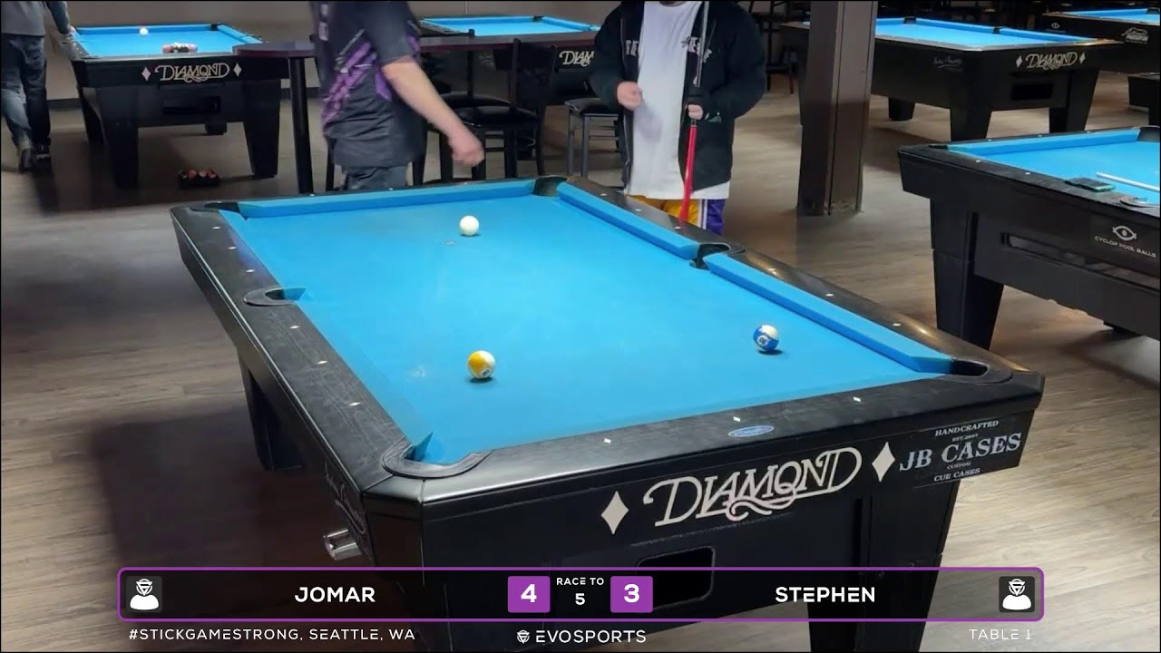 JOMAR vs STEPHEN - #STICKGAMESTRONG - TABLE 1 | EvoSports