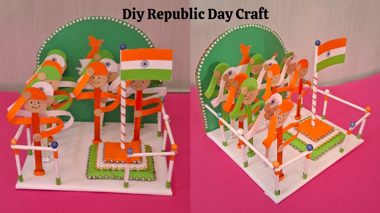 Diy Republic day craft | Easy Republic day craft for school project 