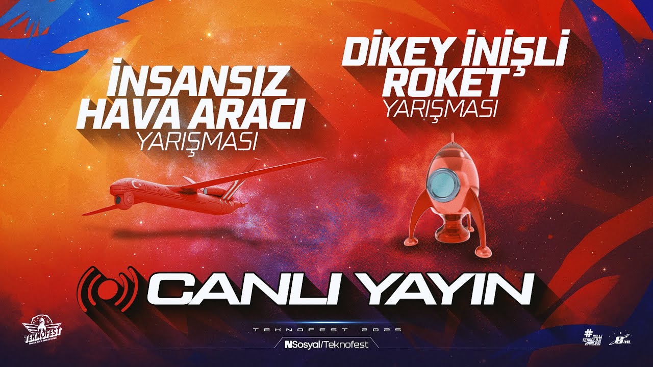 #TEKNOFEST2025 Dikey İnişli Roket Yarışması 3. Gün | İnsansız Hava Araçları Yarışması 3. Gün 2.Bölüm