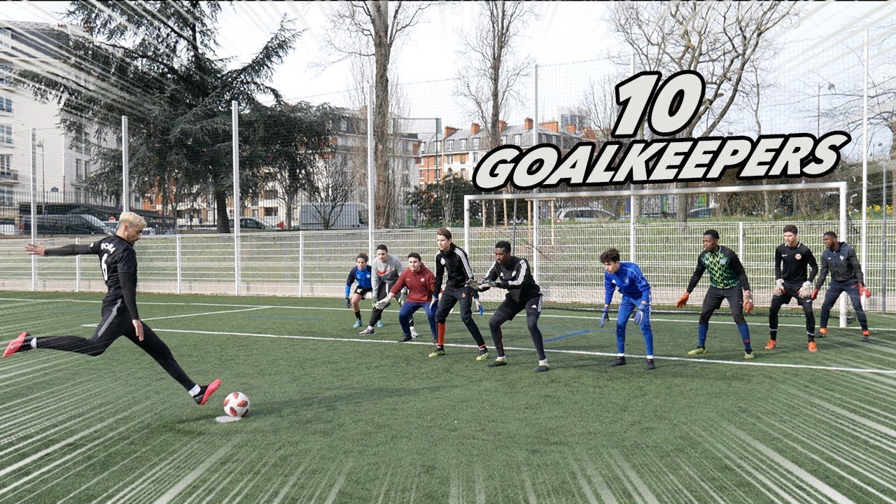 MARQUER CONTRE 10 GARDIENS DE FOOT #2 (défis insolite et impossible #7)