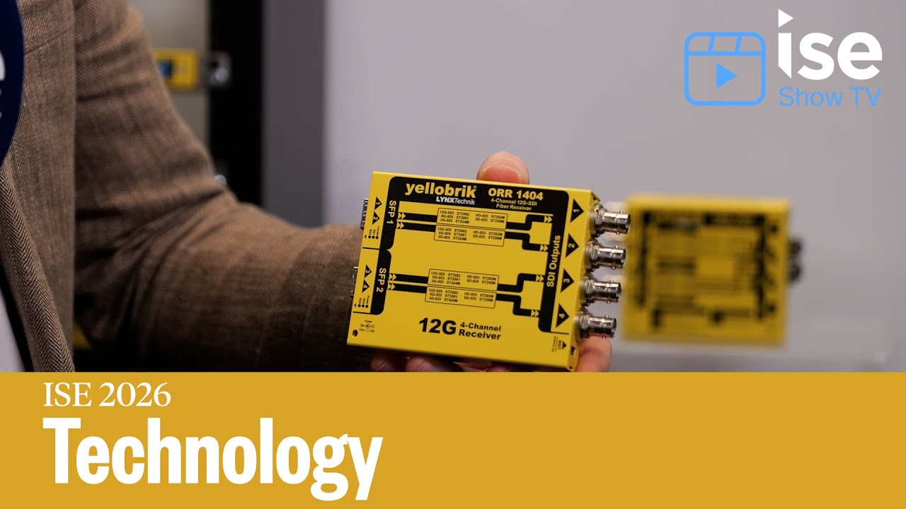 New yellobrik fibre converter | Tech demo | ISE 2026