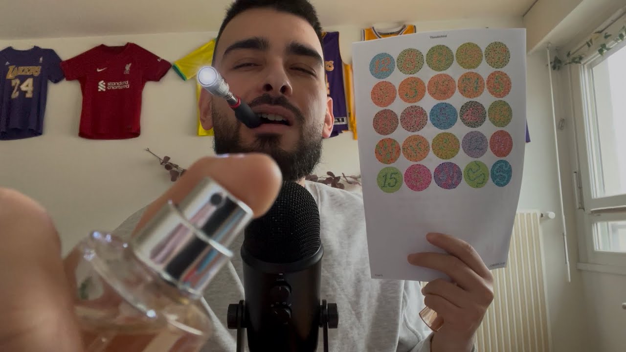 ASMR FR - Examen médical (tout proche du micro) 👨🏽‍⚕️
