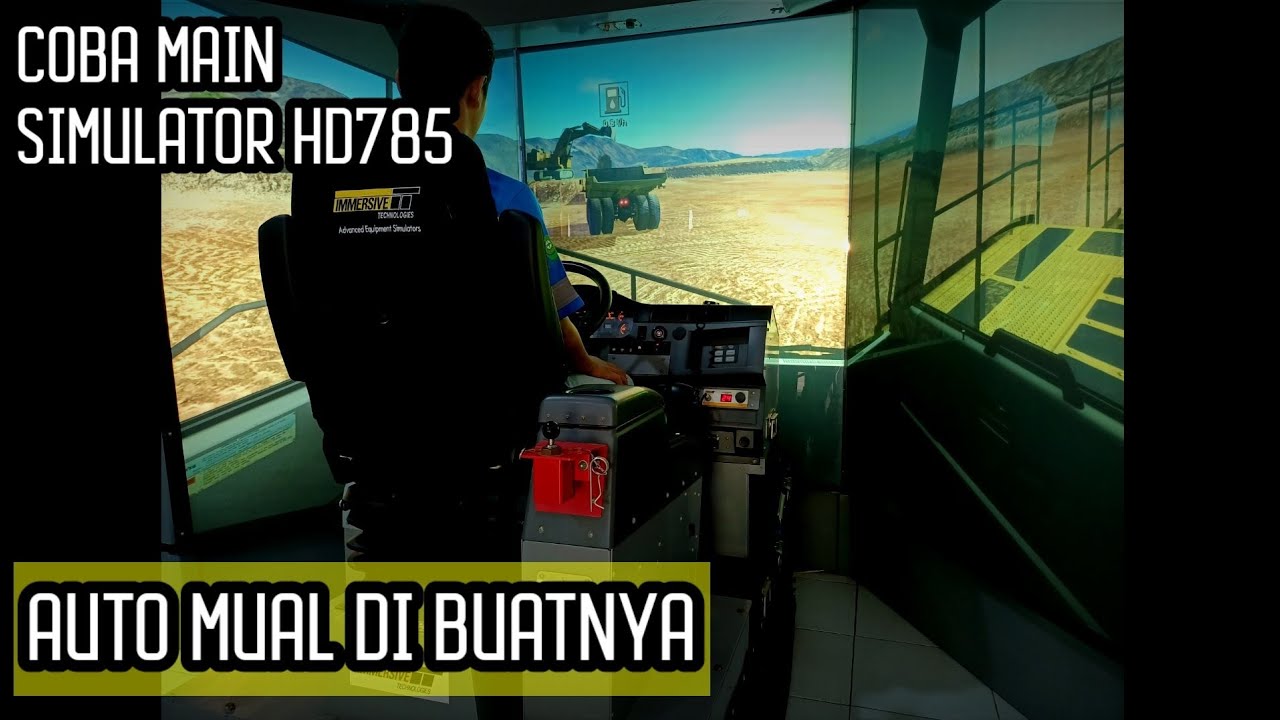 Simulator HD 785-7 sama ga rasanya dengan Aslinya
