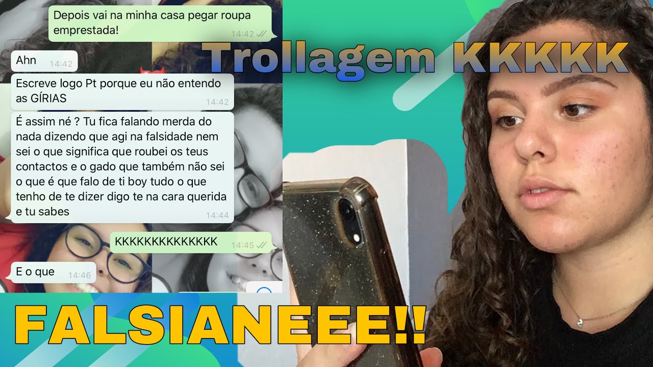 TROLLEI MINHA MELHOR AMIGA PELO WHATSAPP(DEU RUIM?)