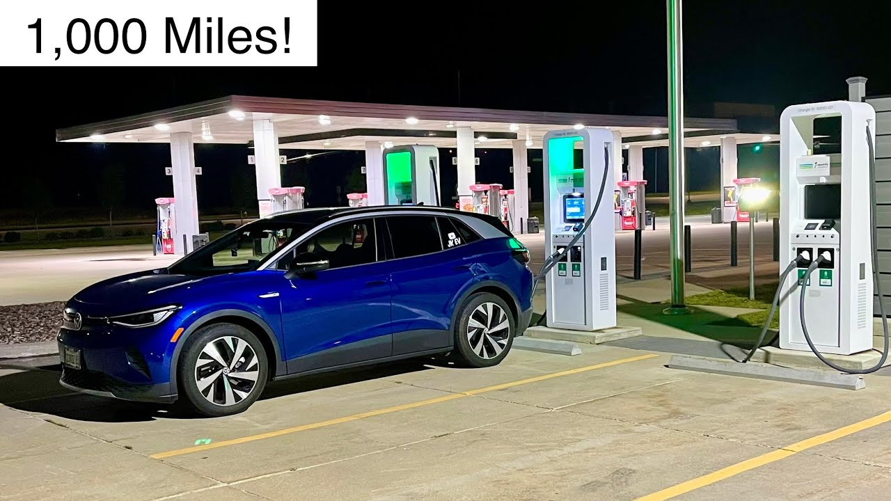 Volkswagen ID.4 Road Trip 1,000 Miles in One Weekend!