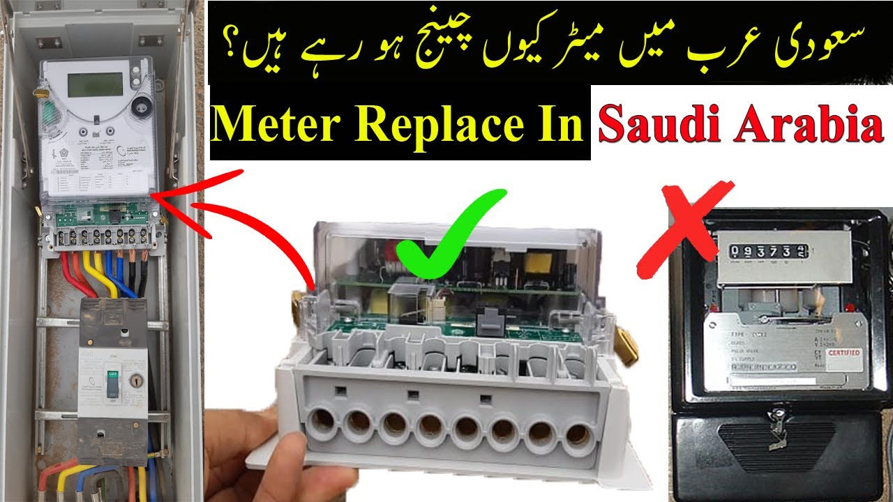How To install 3 Phase Energy Meter | Electric Meter connection| Meter Lagane Ka Tarika Saudi Arabia