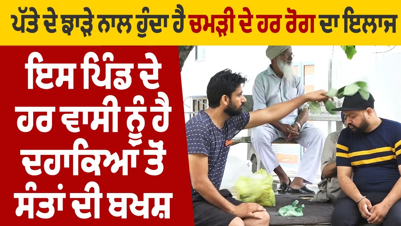 ਪੱਤੇ ਦੇ ਝਾੜੇ ਨਾਲ ਹੁੰਦਾ ਹੈ ਚਮੜੀ ਦੇ ਹਰ ਰੋਗ ਦਾ ਇਲਾਜ, ਇਸ ਪਿੰਡ ਦੇ ਹਰ ਵਾਸੀ ਨੂੰ ਹੈ ਦਹਾਕਿਆਂ ਤੋਂ ਸੰਤਾਂ ਦੀ ਬਖਸ਼