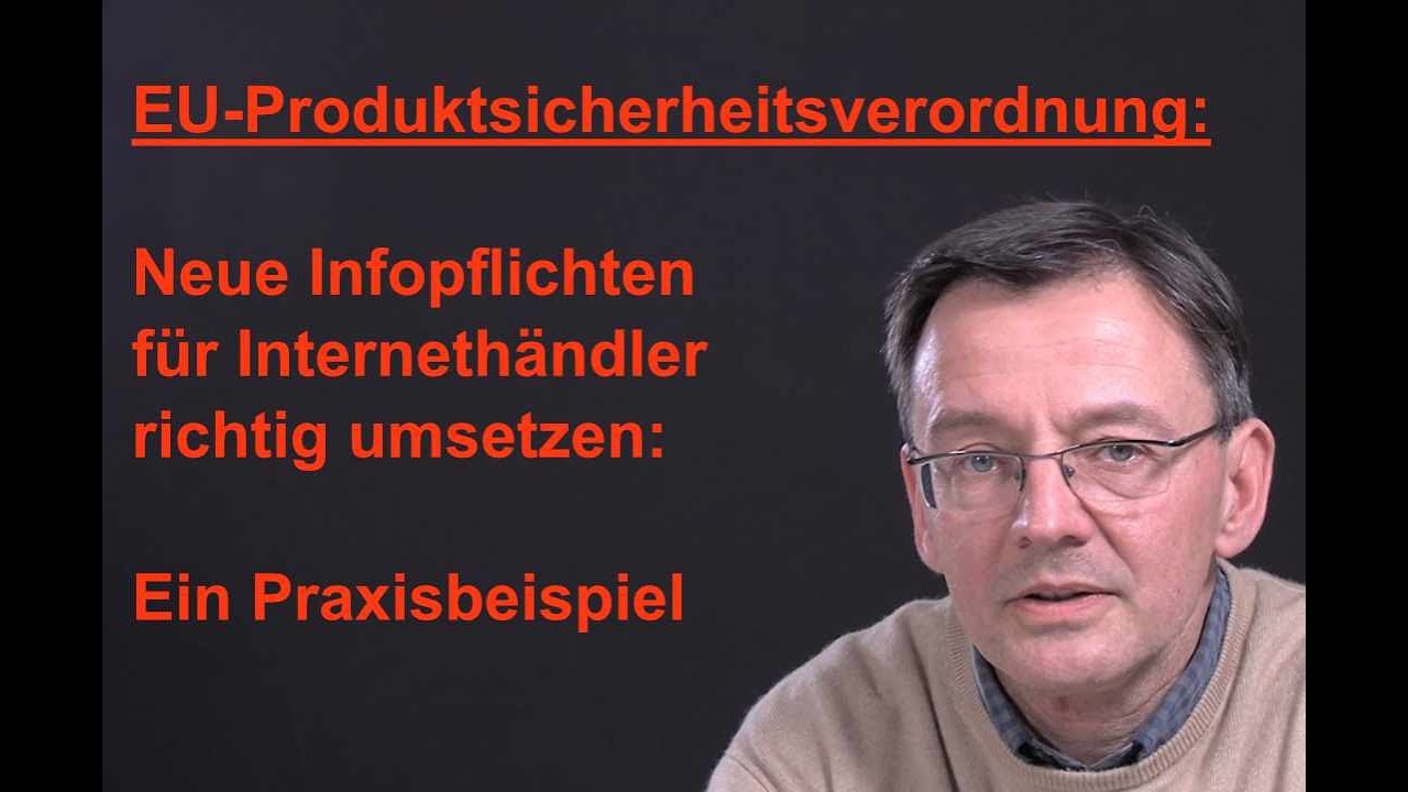 Produktsicherheitsverordnung für Internethändler: Neue Infopflichten in der Artikelbeschreibung
