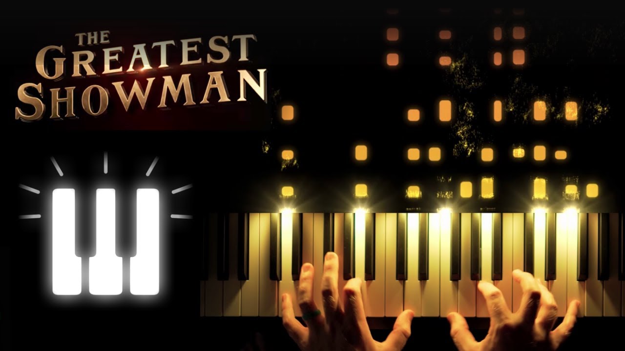 From Now On from The Greatest Showman – Фортепиано с огнями (Отныне от величайшего шоумена)
