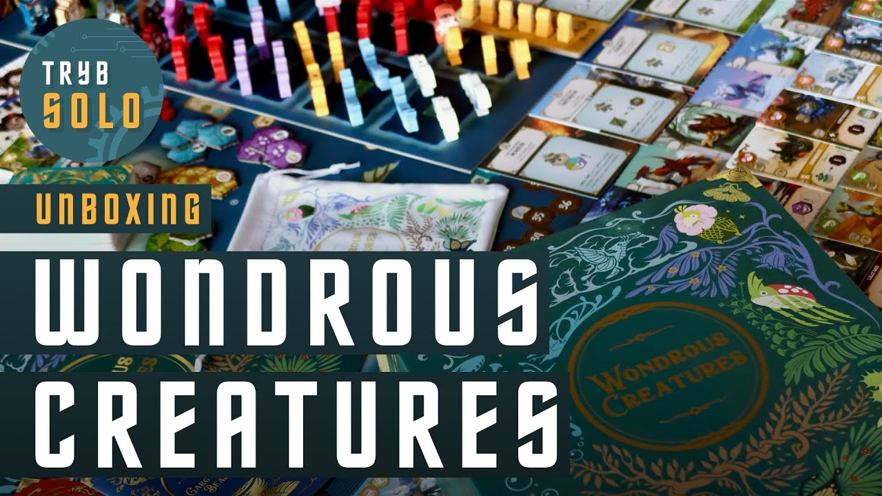 🇬🇧 Wondrous Creatures | unboxing (base game + expansions)