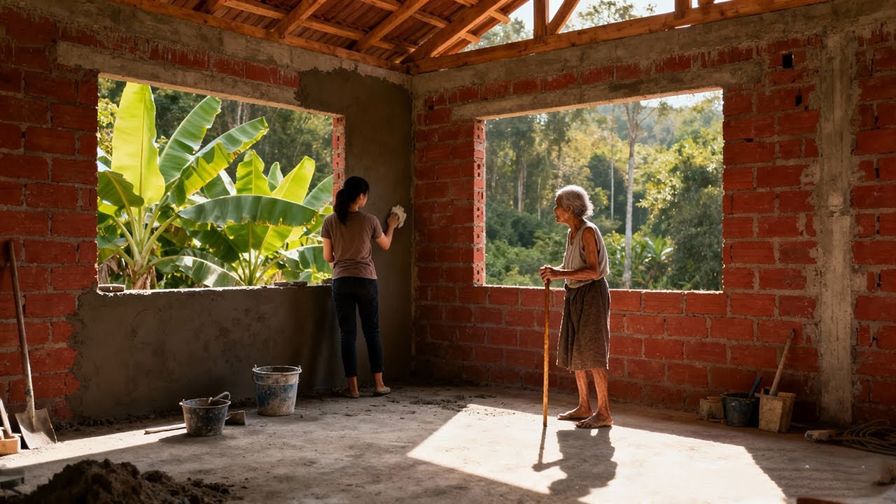 UNBELIEVABLE: Girl revives dilapidated house of 90-year-old woman in 180 days! START to FINISH