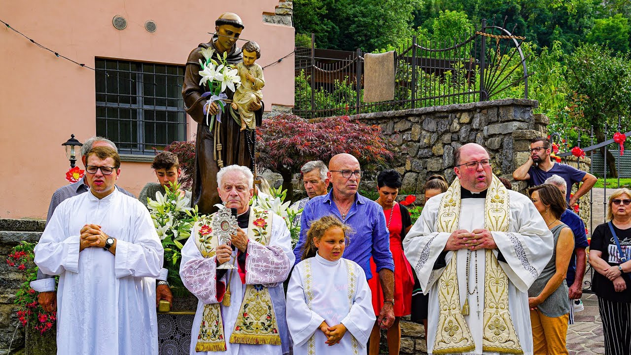 Sagra di S.Antonio a Pratomano di Sedrina, la Processione