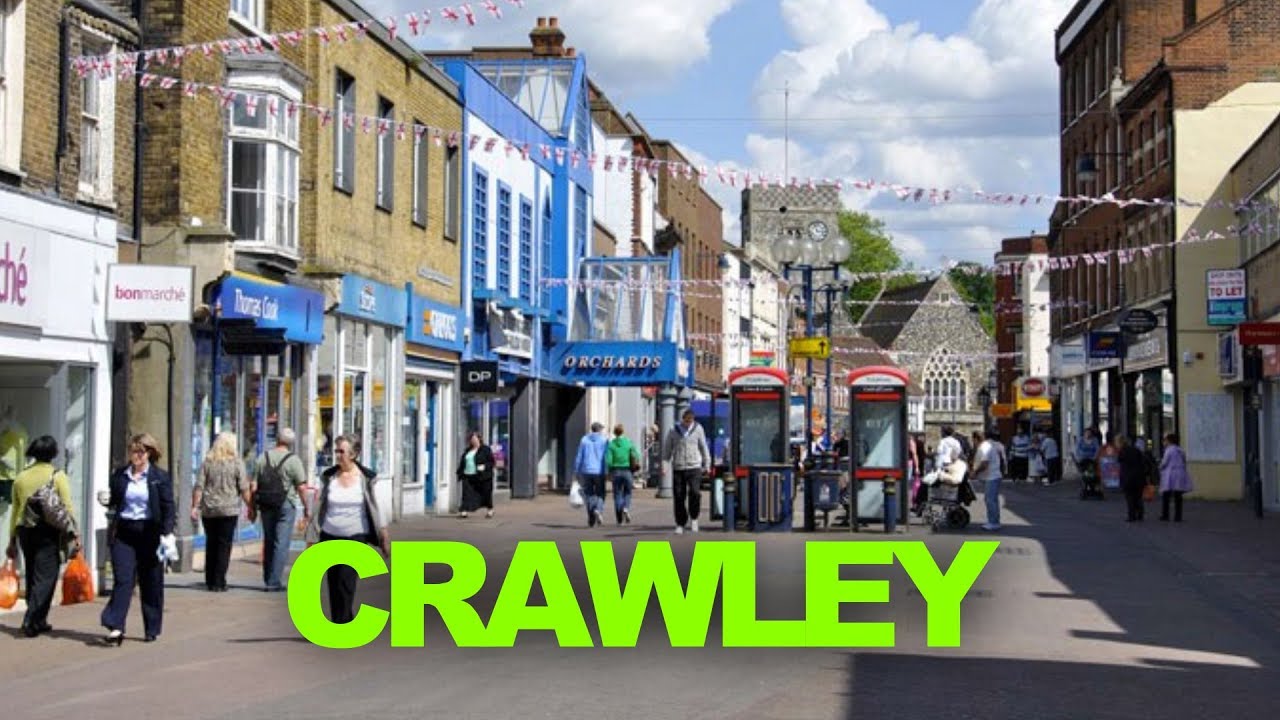 Places To Live In The UK - Crawley , West Sussex RH10 ENGLAND ( Close To  Gatwick Airport )