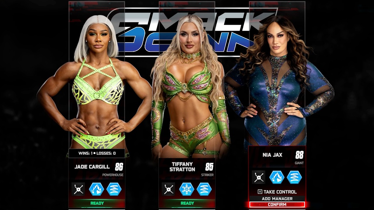 Tiffany Stratton vs. Jade Cargill vs. Nia Jax - WWE Women's Championship Match SmackDown : WWE 2K25