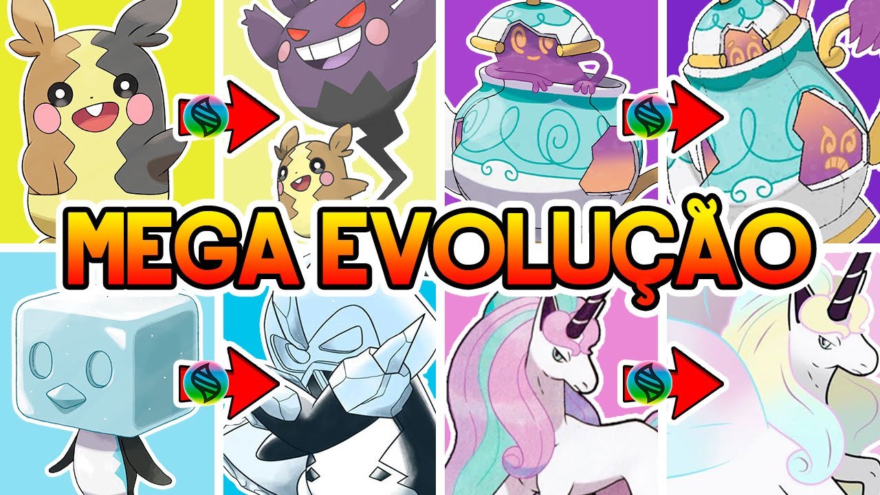 COMO SERIA SE EXISTISSE MEGA EVOLUÇÃO EM POKÉMON SWORD & SHIELD ??