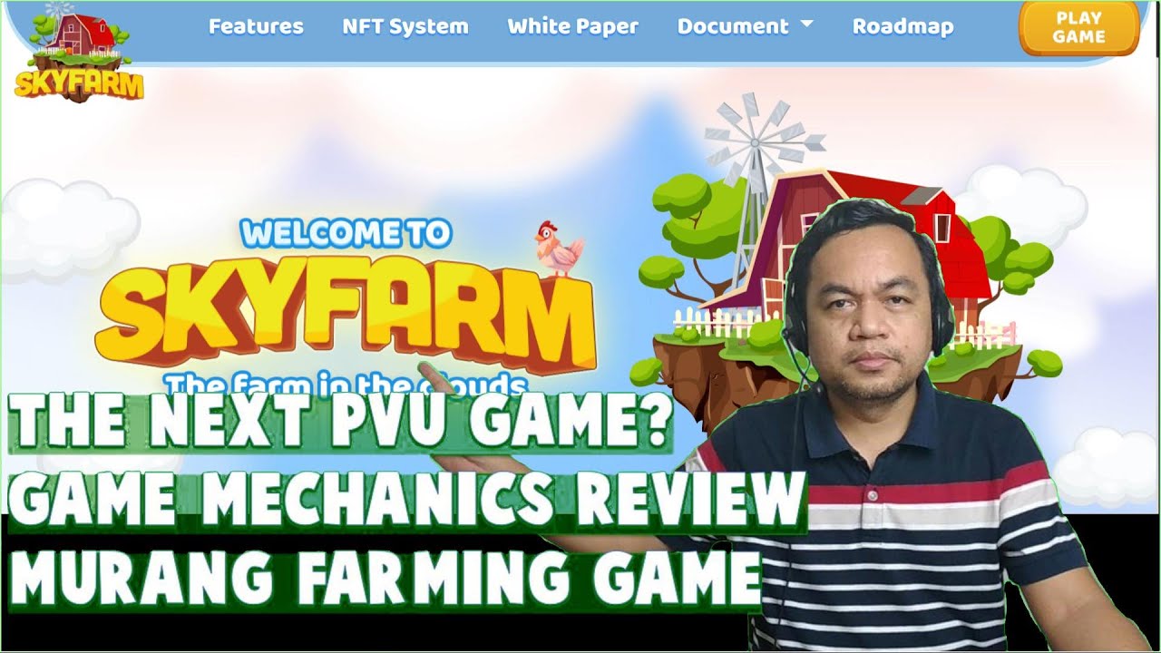 SKY FARM - Newest FARMING GAME IN CLOUDS, 24 HOURS-0% Withdraw Fee, Game Review  (Tagalog)