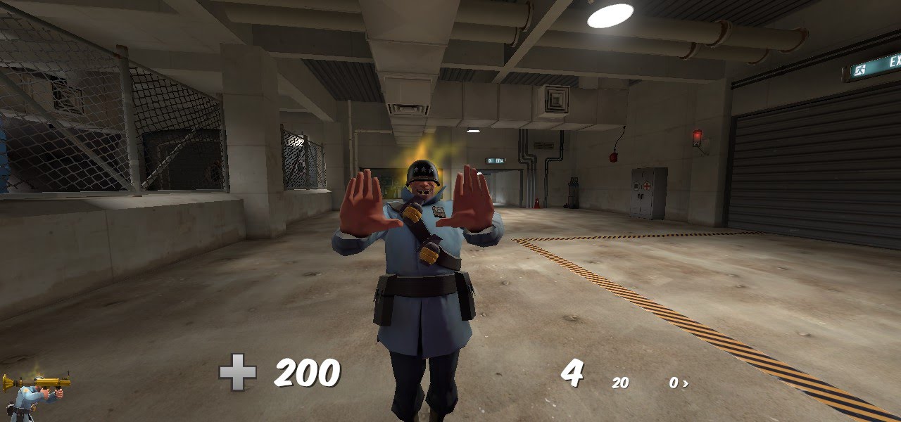 TF2: Unusual Armored Authority - Vivid Plasma