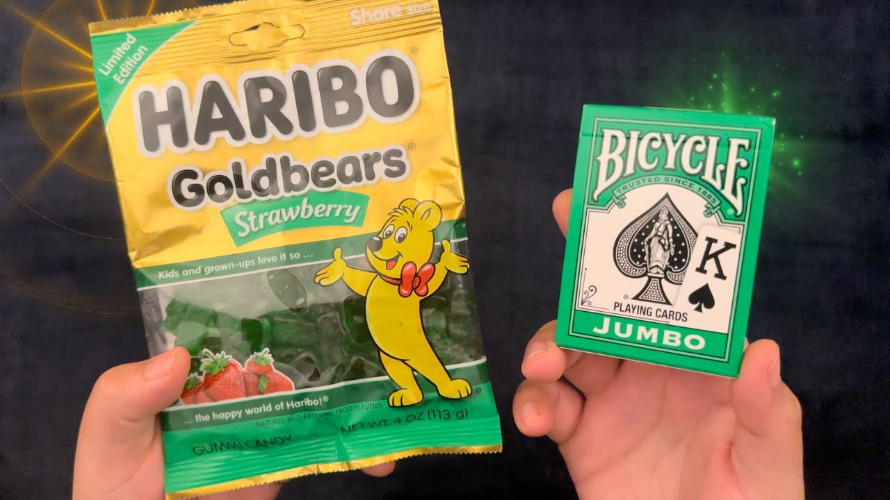 HARIBO Goldbears Strawberry ~ Candy 'n' Solitaire ~ ASMR Solitaire #615