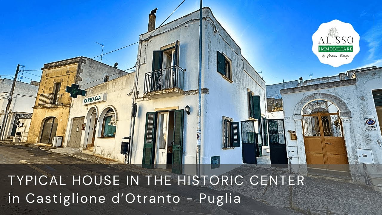 Typical house for sale in the historic center in Castiglione d’Otranto - Puglia