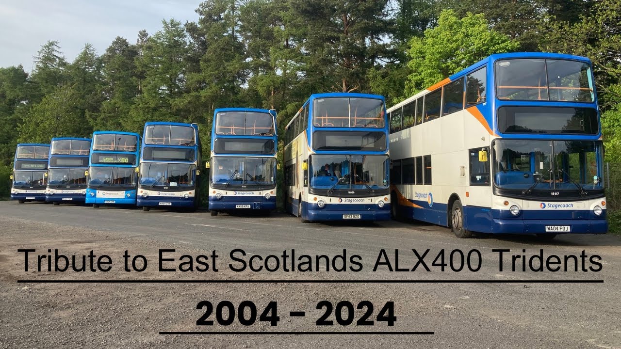 Tribute to Stagecoach East Scotlands Euro 3 Alx400 Dennis Tridents