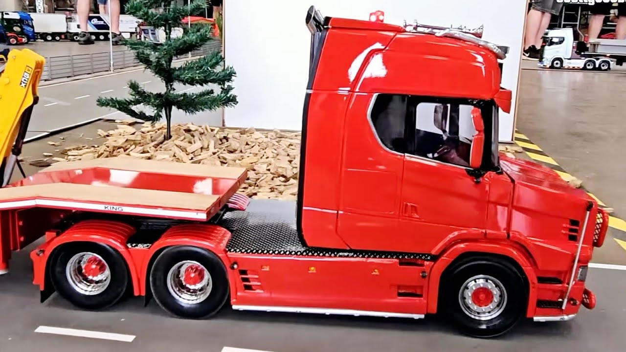 BEST RC TRUCK SHOW IN THE WORLD | Amazing 1/14 scale model Tamiya Truck Action HUGE CRANES