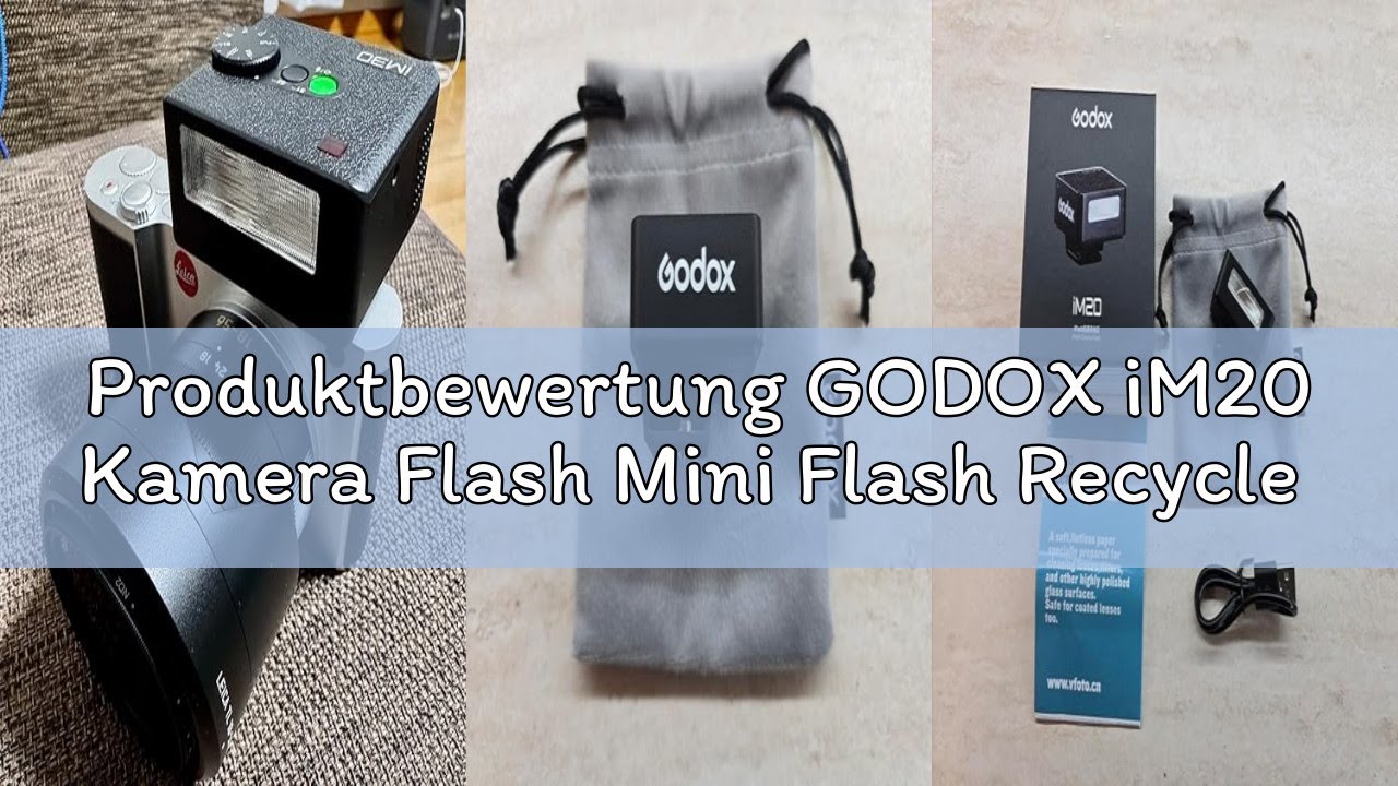 Produktbewertung GODOX iM20 Kamera Flash Mini Flash Recycle Time 3s On Camera Flash Speedlite 5 Powe