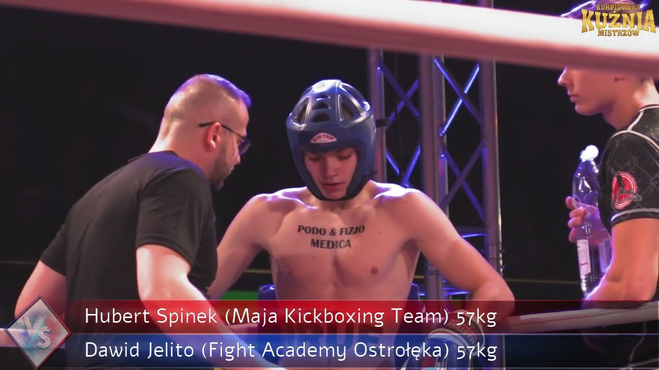 K-1 Hubert Spinek Maja Kickboxing Team vs Dawid Jelito Fight Academy Ostrołęka
