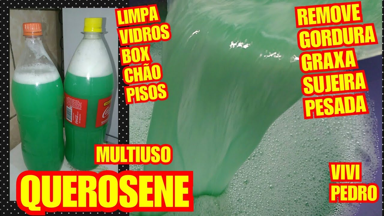 Multiuso de Querosene XÔ SUJEIRA Remove Gordura, Graxa, Limpa Vidros, chão, pisos, azulejos