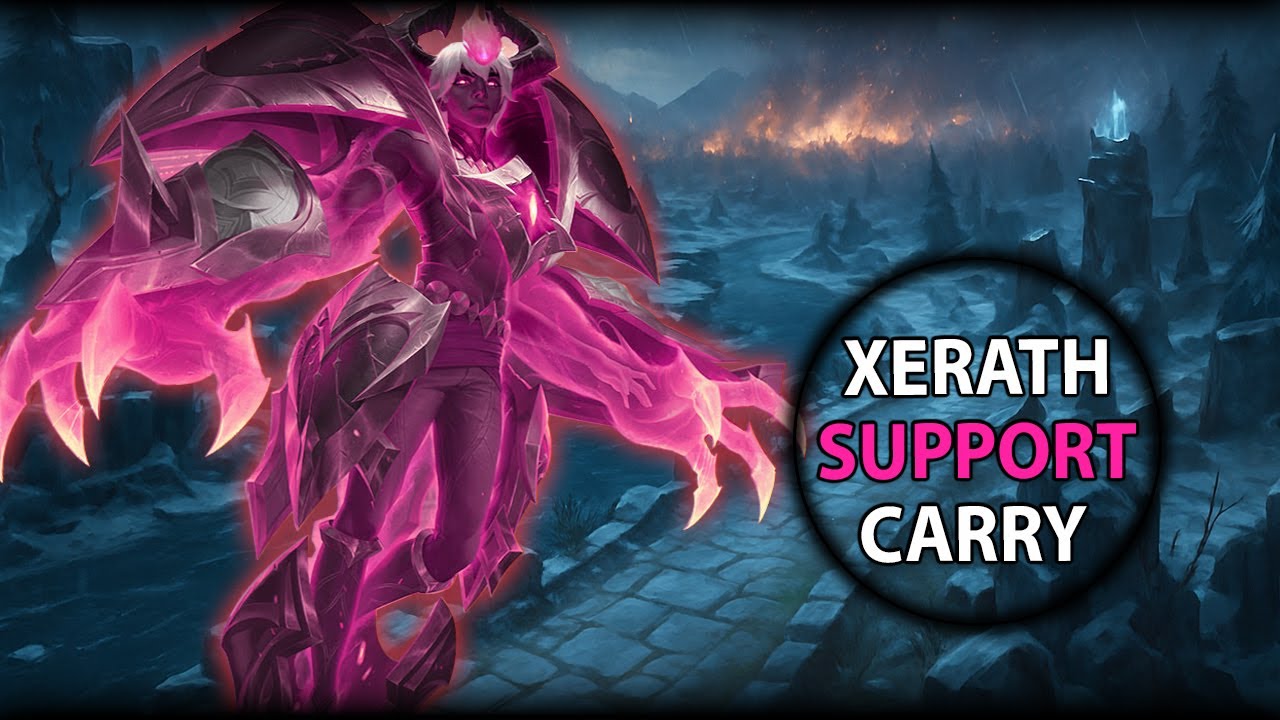 Nvo Xerath Support Gameplay – Off-Meta Carry Support Build | League of Legends Ranked 2025 (4K)