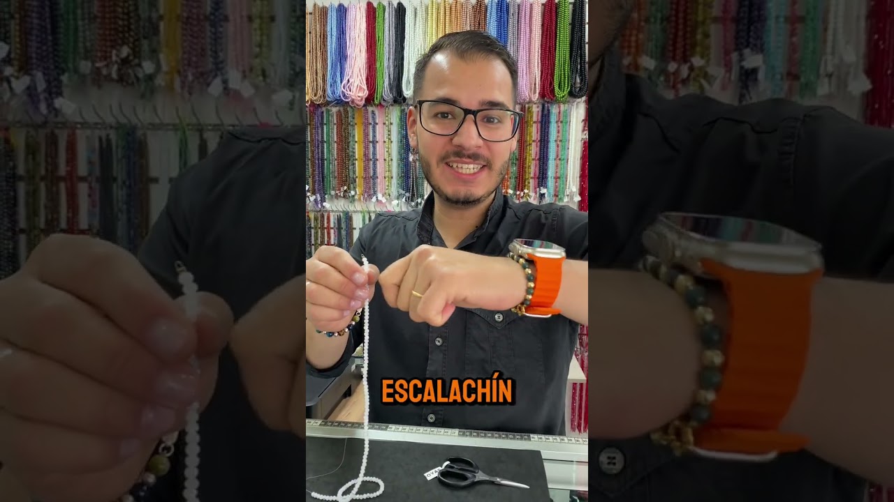 Collar en cristal de murano con una manilla ajustable. #tutorial #bisuteria #viral