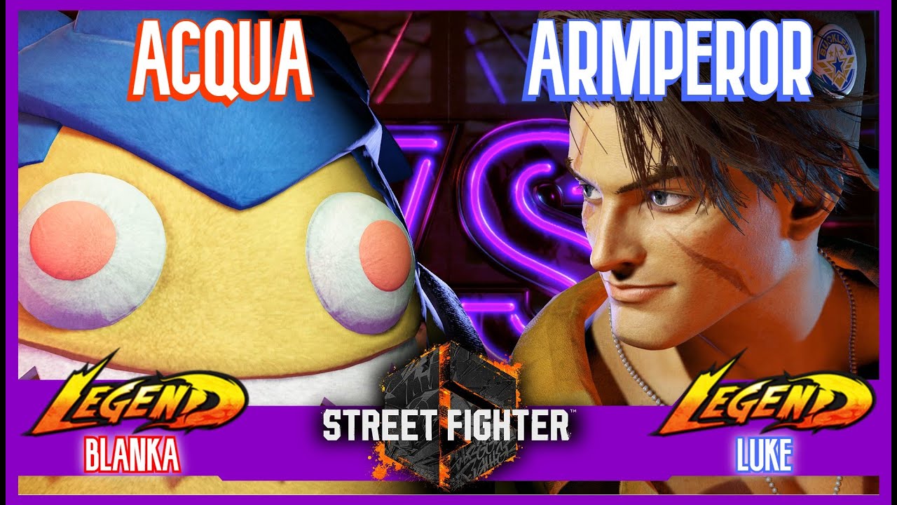 SF6 Match ♦ ACQUA (Blanka) 🆚 ARMPEROR (Luke) ♦ High level matches