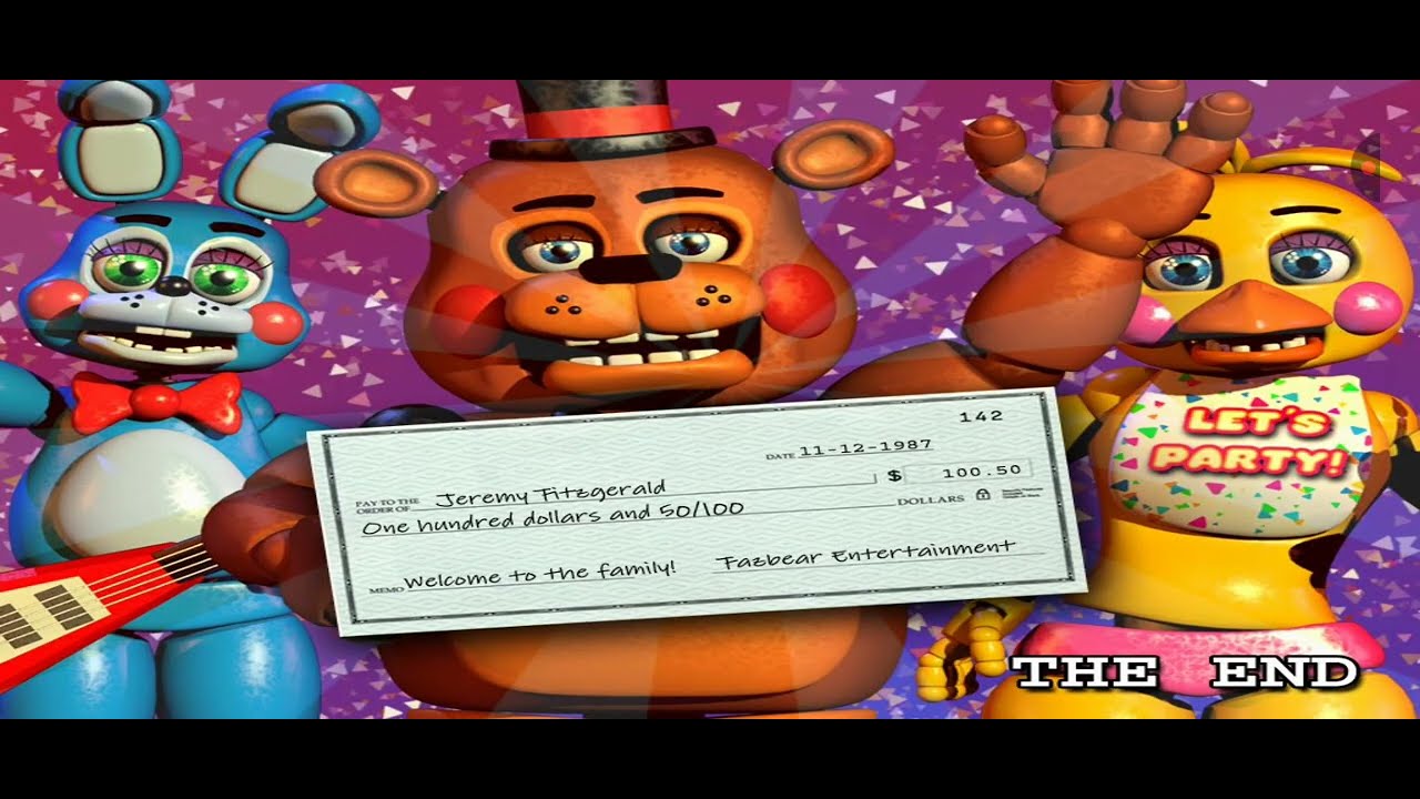 Jugando fnaf parte 4