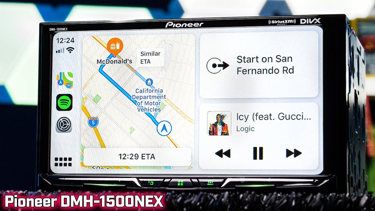 Pioneer DMH-1500NEX — обновленные Apple Carplay и Android Auto