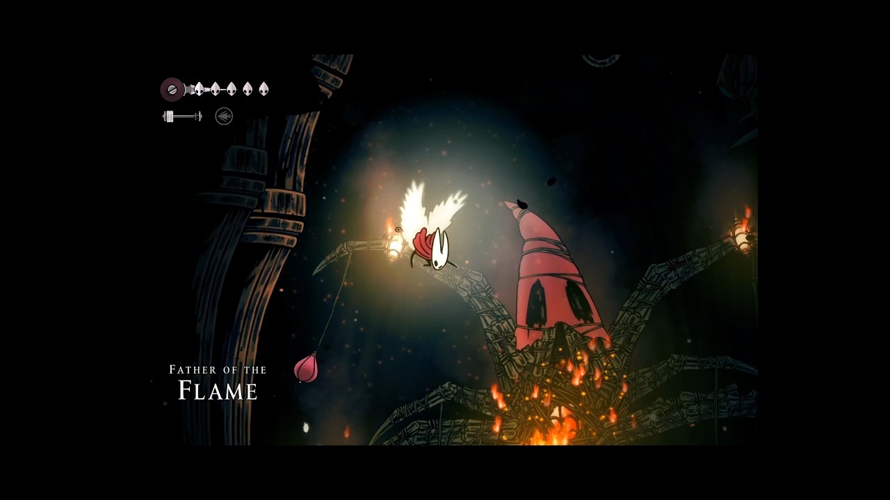Hollow Knight: SilkSong. Father of Flame [No Damage] [No any tools (Red/blue/yellow), no upgrades]