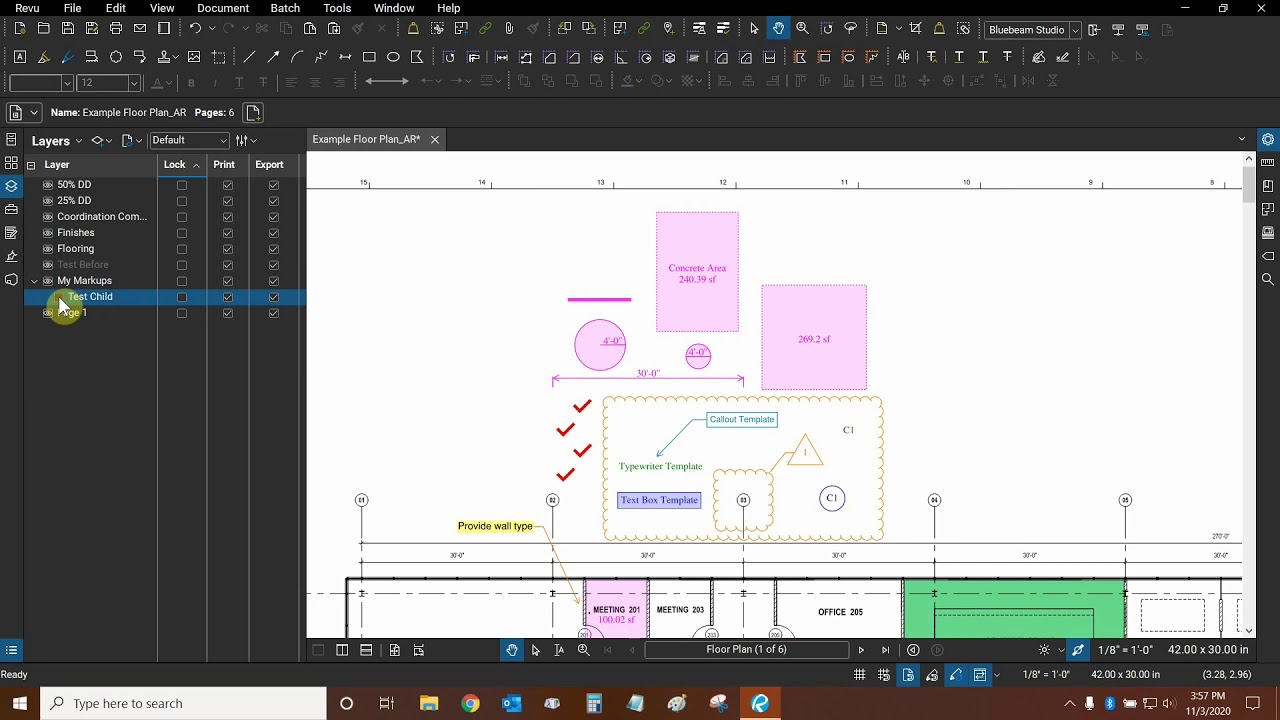Layers with Bluebeam Revu