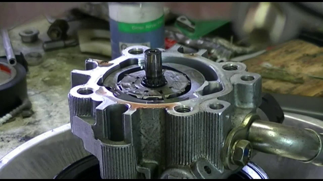 2004 Camry Power Steering Pump reseal. UNFINISHED
