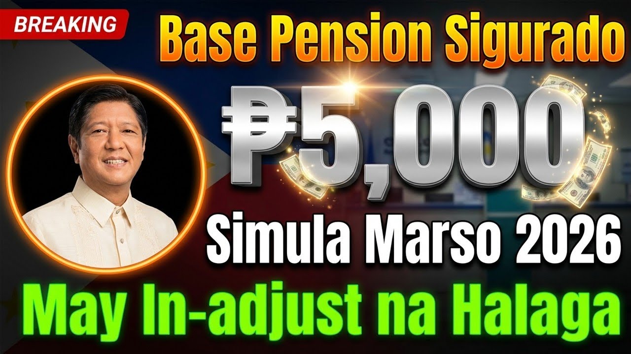 March 2026 Monthly Pension Rollout: ₱5,000 Base + Mga In-adjust na Halaga