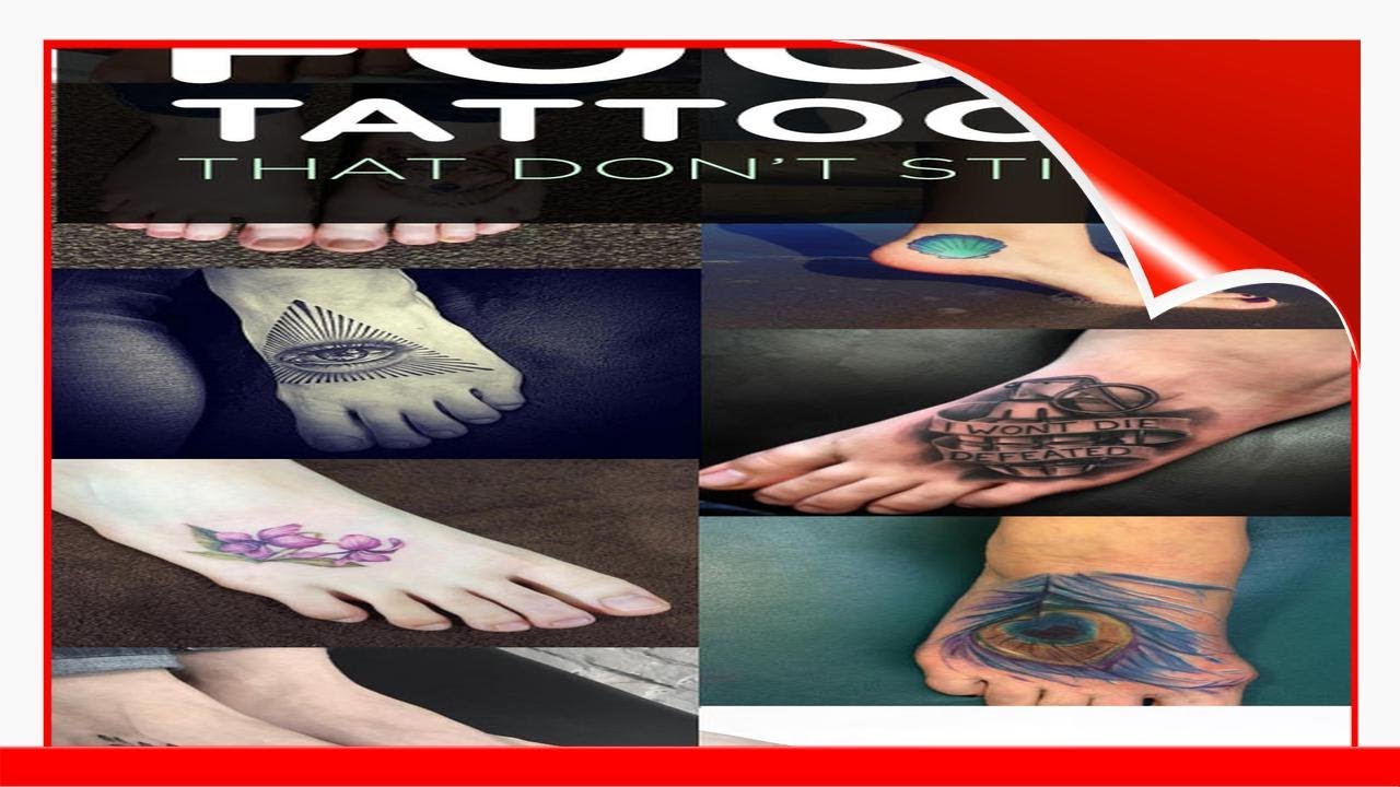33 Amazing Foot Tattoos That DonT Stink !