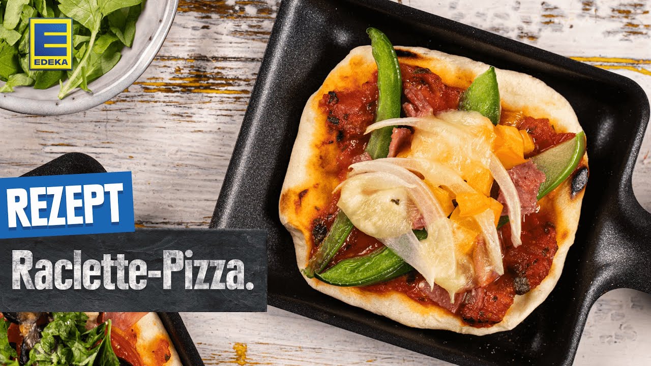 Raclette-Pizza Rezept | Mini-Pizzen aus kleinen Pfännchen