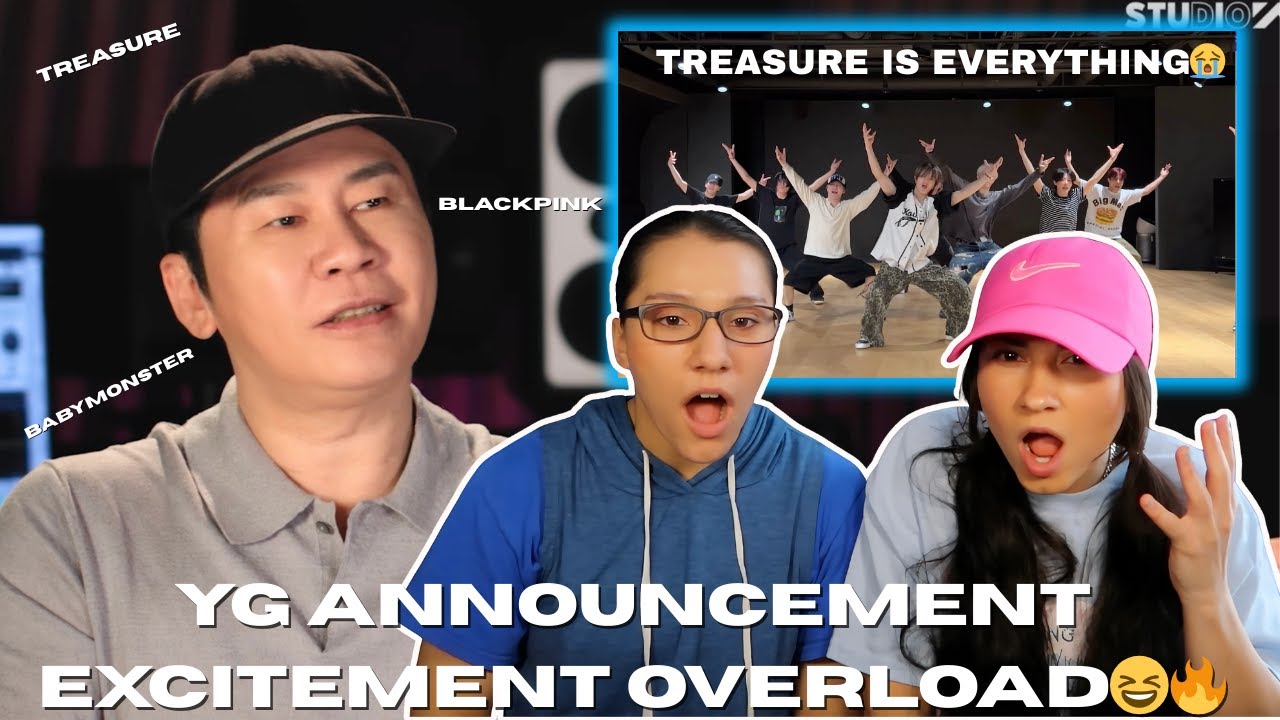 *WE'RE FREAKING OUT* TREASURE & BABYMONSTER | YG ANNOUNCEMENT #YG
