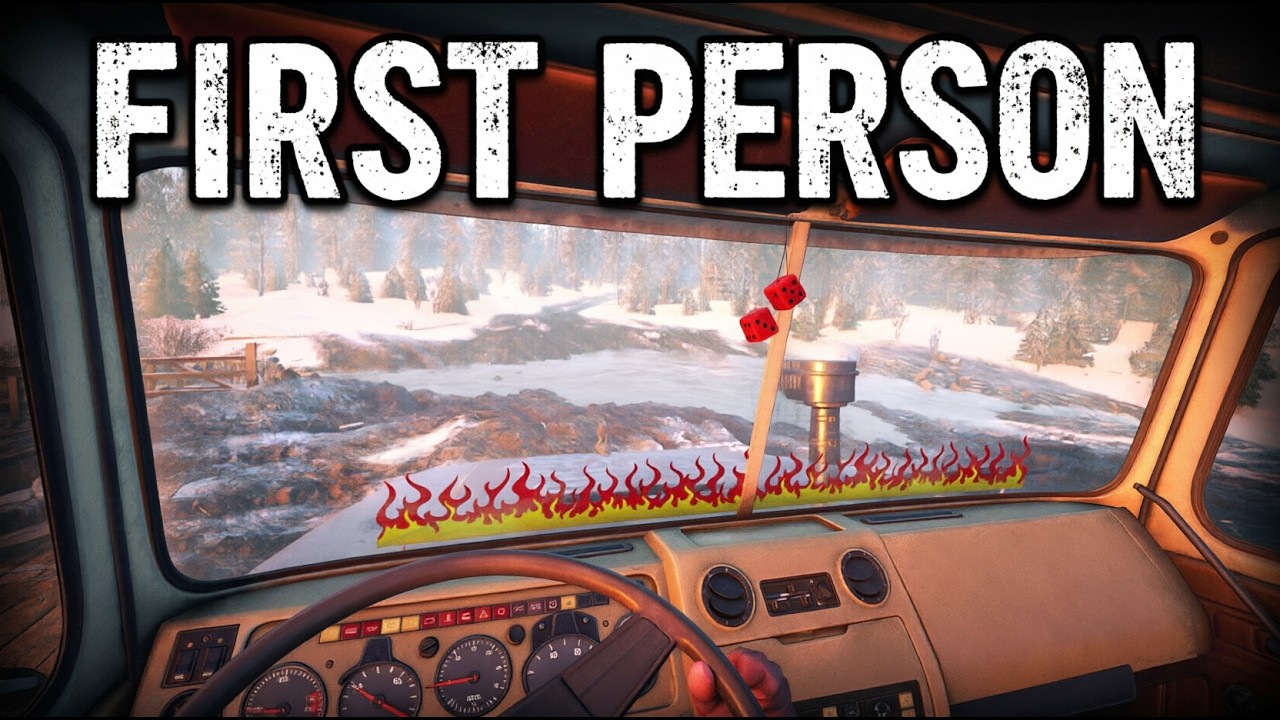 This Was Harder in First Person | Snow Runner