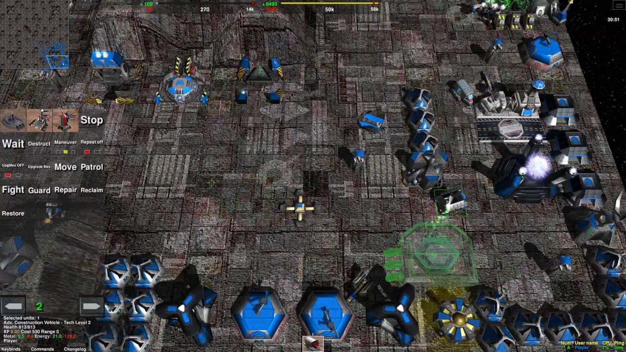 Total Annihilation XTA Mod Spring Engine Gameplay 1 Core Part 2 Krogoth